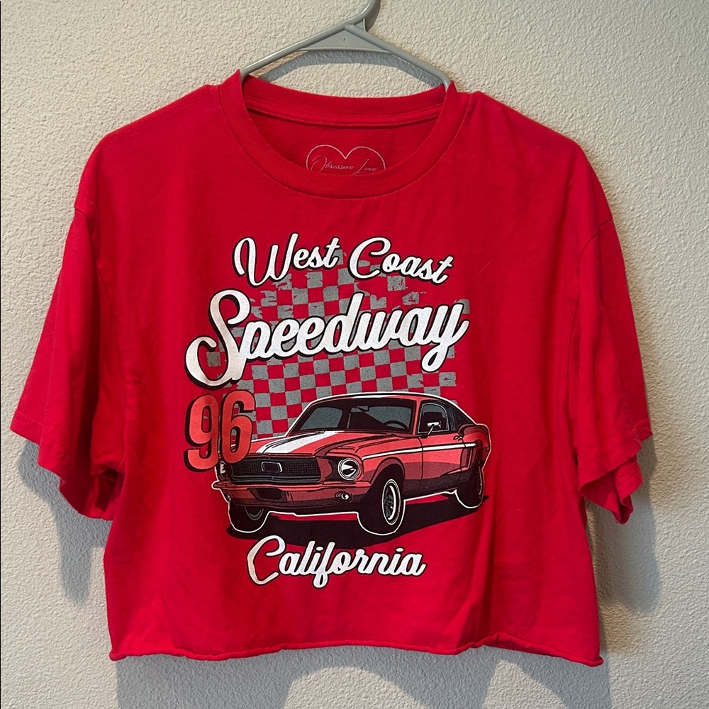 West Coast Speedway Cropped T-Shirt